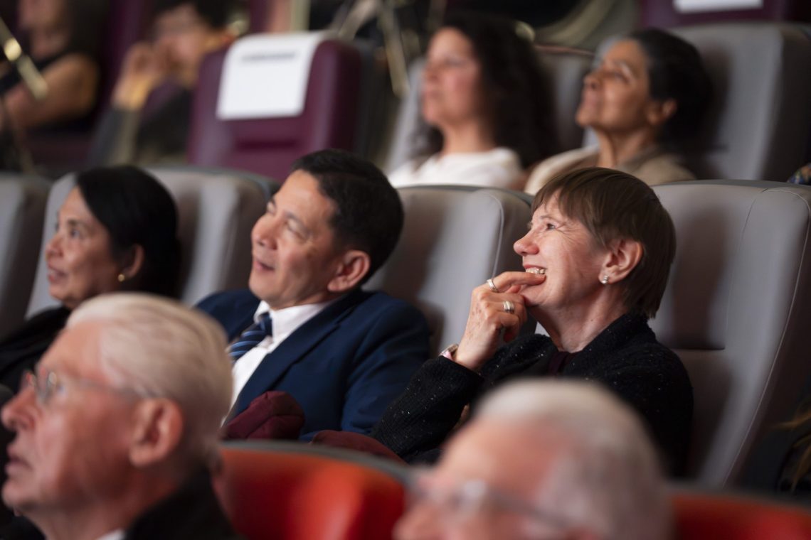 Audience shot in theater